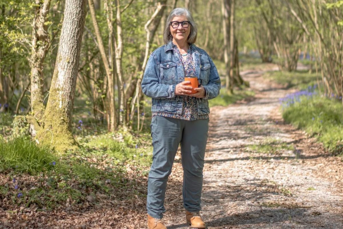 denise on path - low res